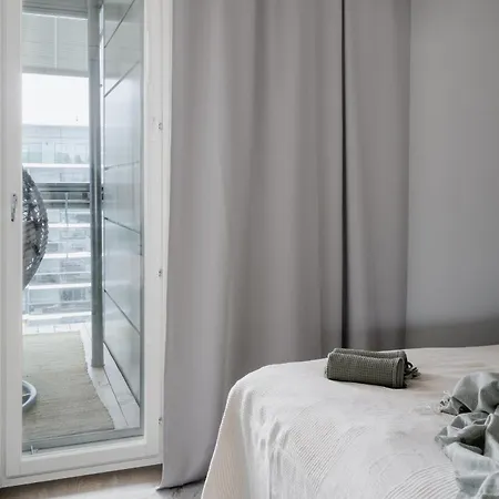 아파트 Modern 1br With Balcony At Tripla Pasila, 5 Mins To Center