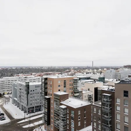 아파트 Modern 1br With Balcony At Tripla Pasila, 5 Mins To Center 헬싱키