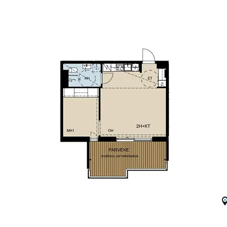 Modern 1br With Balcony At Tripla Pasila, 5 Mins To Center 아파트 *