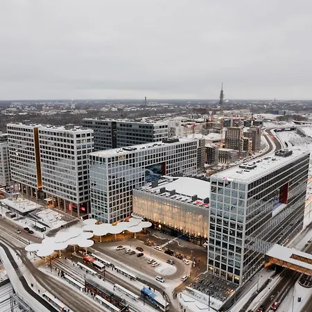 Modern 1br With Balcony At Tripla Pasila, 5 Mins To Center *