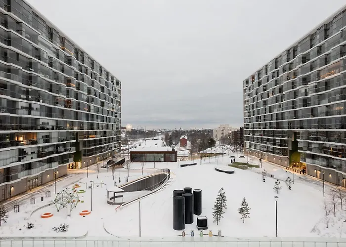 Modern 1br With Balcony At Tripla Pasila, 5 Mins To Center Helsinki