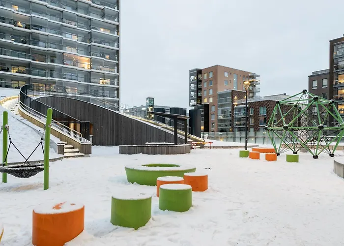 Modern 1br With Balcony At Tripla Pasila, 5 Mins To Center Appartement