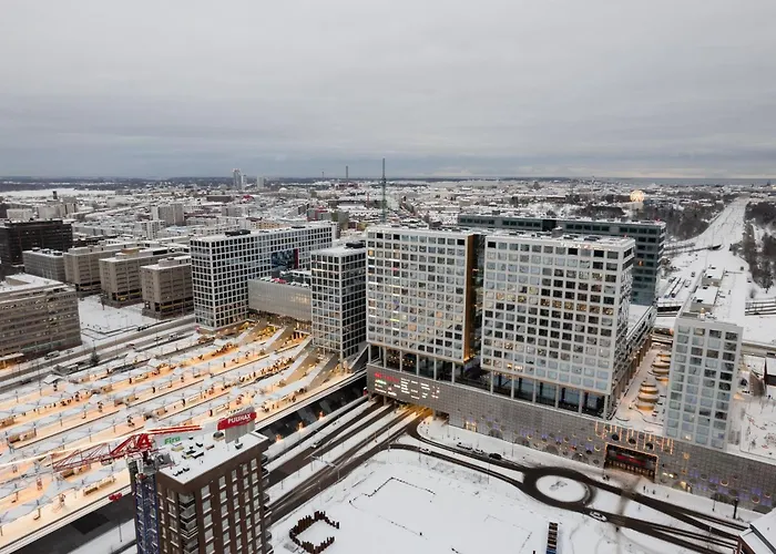 Modern 1br With Balcony At Tripla Pasila, 5 Mins To Center *