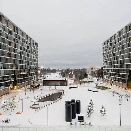 Modern 1br With Balcony At Tripla Pasila, 5 Mins To Center Helsinki