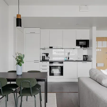 Modern 1br With Balcony At Tripla Pasila, 5 Mins To Center Apartman *